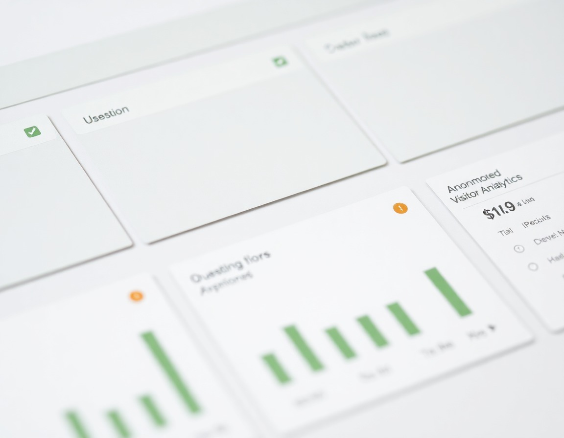 Visitor question and route analytics dashboard for a heritage site.